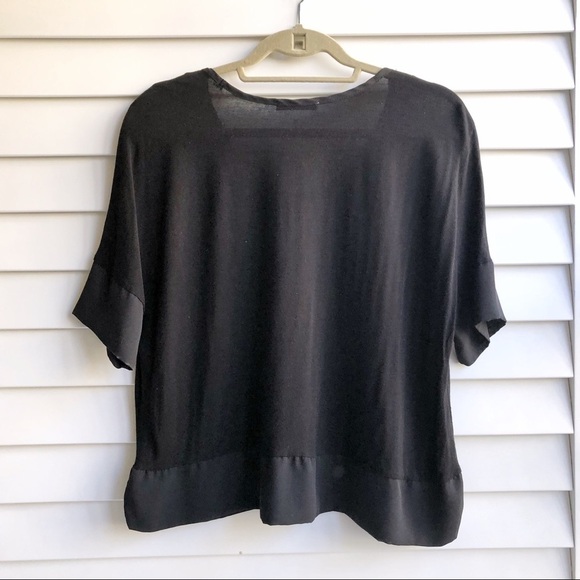 Zara Combined Hem Top - Picture 6 of 8